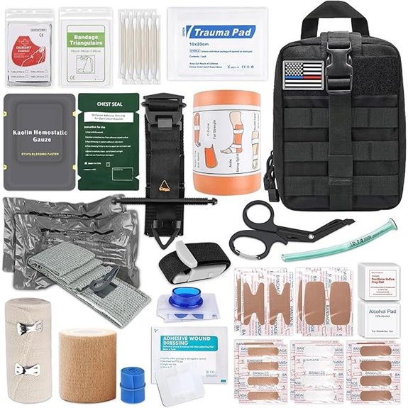 IFAK Trauma Kit with Tourniquet and Molle Bag