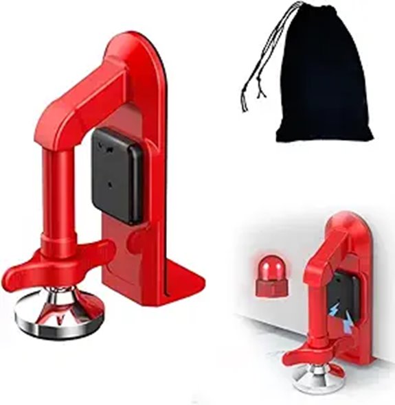 Portable Alarm Door Stopper for Security and Travel