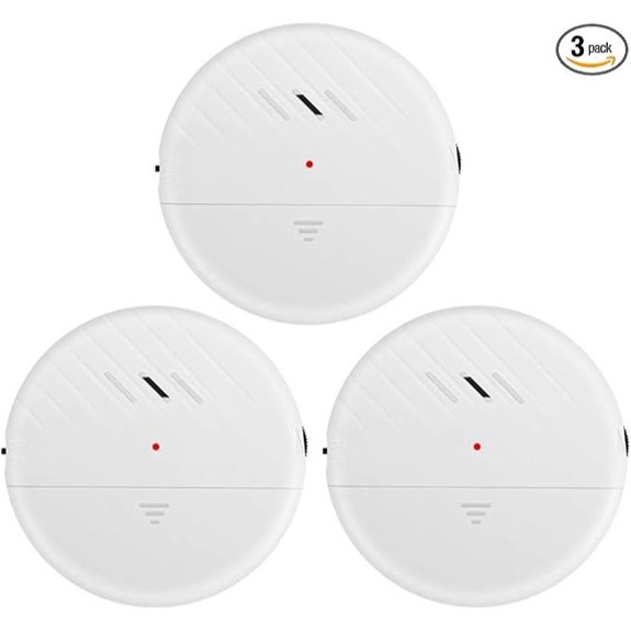 EverNary Window Vibration Alarm 3-Pack with Adjustable Sensitivity