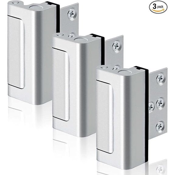 3-Pack Home Security Door Reinforcement Locks