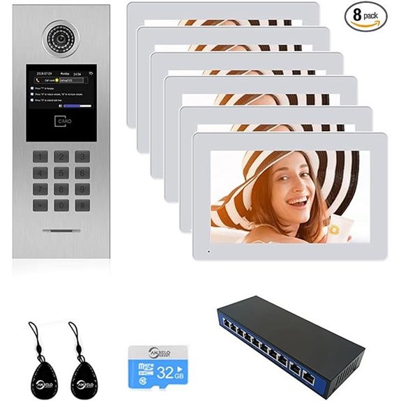 Tuya Smart Video Intercom System with 7-Inch Screens