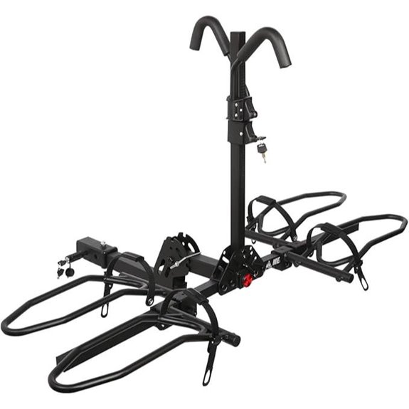 Hitch Bike Rack for 2 Bikes with Lock