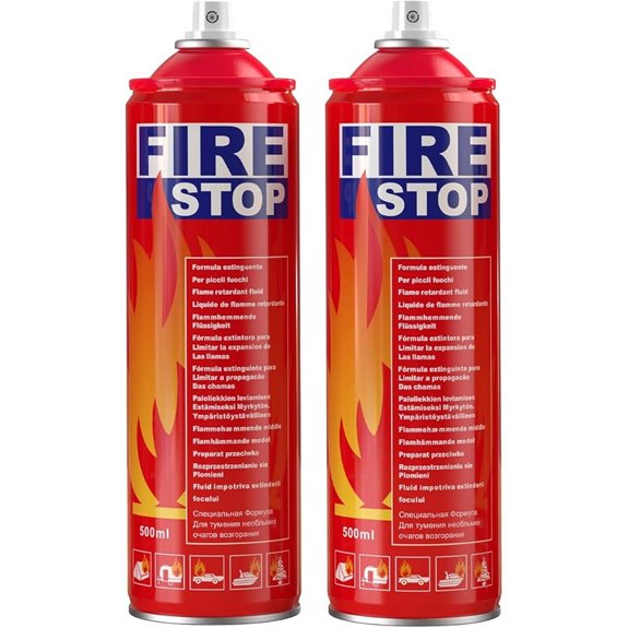 Fire Extinguisher 2-Pack with Mounting Brackets