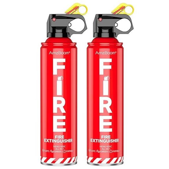 2-Pack Fire Extinguisher Kit for Home Car Kitchen
