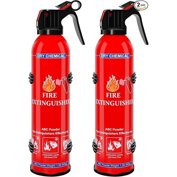 ABC 2-Pack Dry Chemical Fire Extinguisher Set