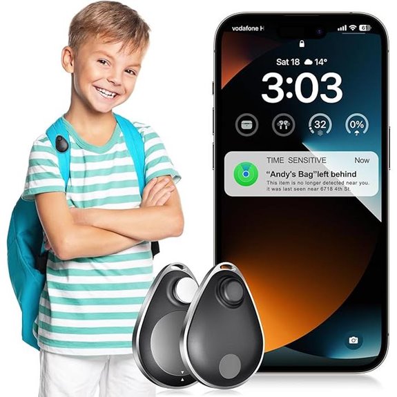 Utag Kids GPS Tracker 2-Pack with Find My Compatibility