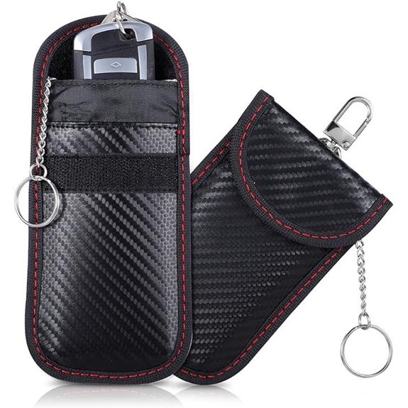 2 Pack Faraday Key Fob Signal Blocker Pouches