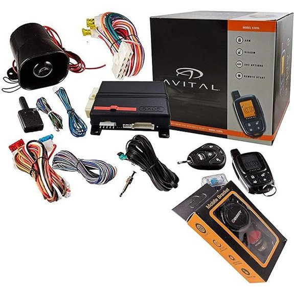 Avital 5305L 2-Way Security System & Keyless Remote Bundle