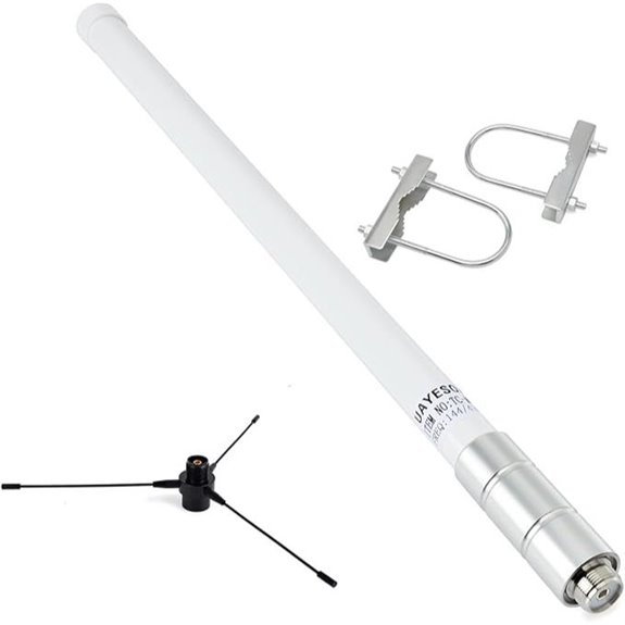 UHF Fiberglass Antenna with Ground Plane Kit