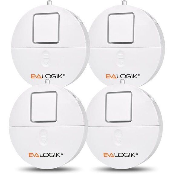 EVA LOGIK Ultra-Thin Window Alarm 4-Pack