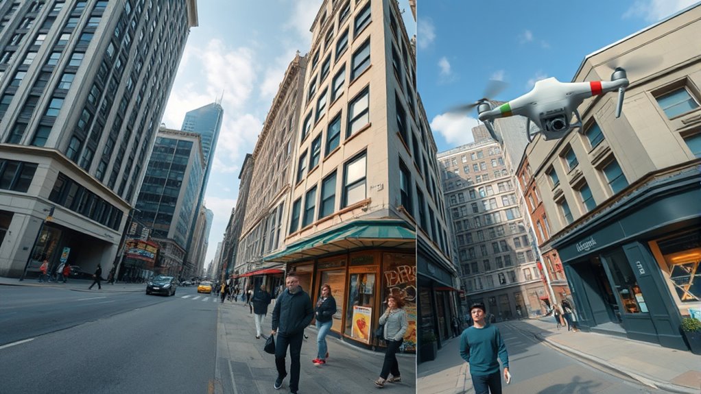 vary angles and distances