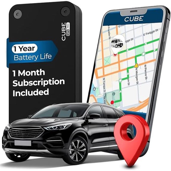 Cube Pro GPS Tracker for Vehicles with 1-Year Battery
