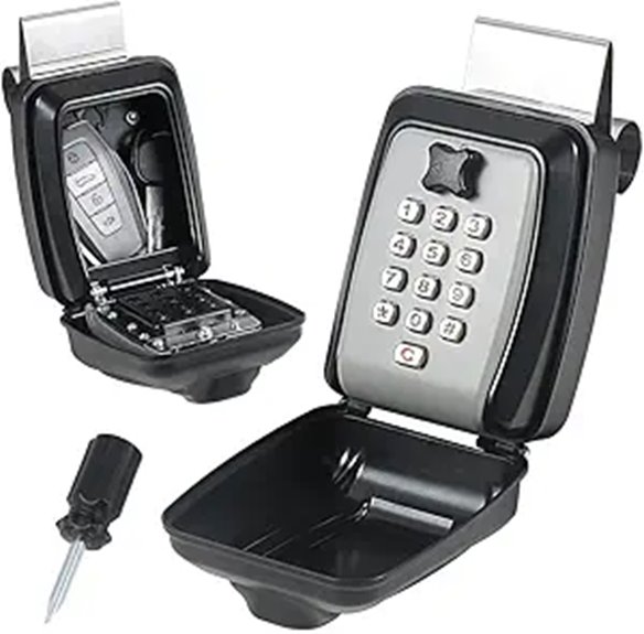 Car Window Lock Box for Vehicles and Ride Sharing