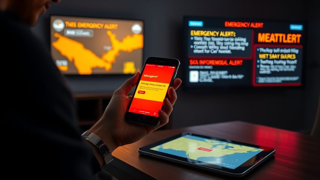 verify alerts through trusted sources