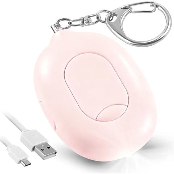 Portable Door Alarm with Vibration and LED Flashing