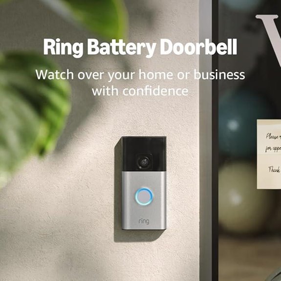 Ring Battery Doorbell with Video Two-Way Talk & Motion