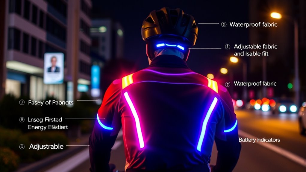 visibility safety comfort durability