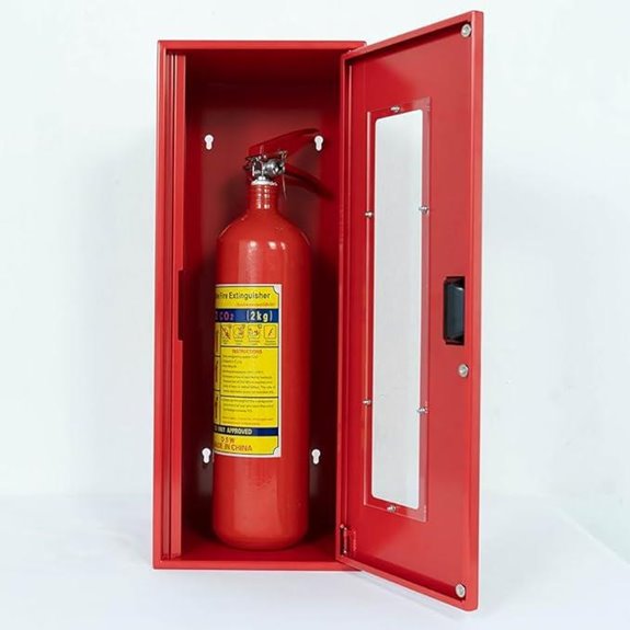 Fire Extinguisher Wall Cabinet for 10LBS Extinguishers