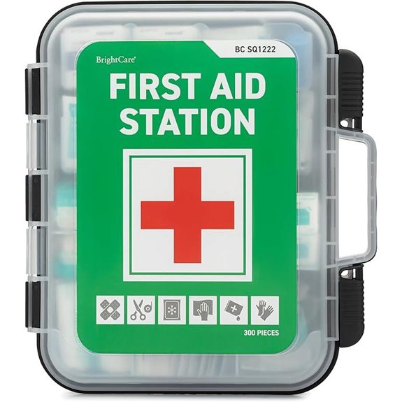 Wall Mountable First Aid Kit Cabinet with Shelves