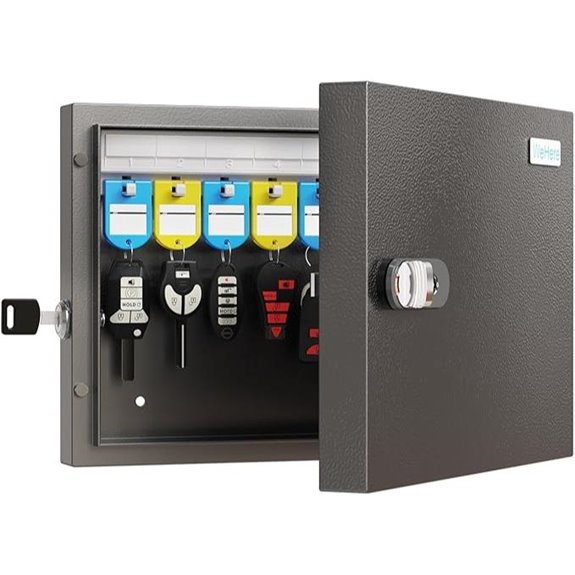 WeHere Wall Mount Key Lock Box with Combination