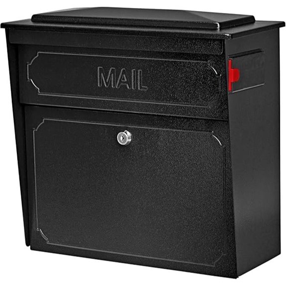 Mail Boss 7172 Wall Mount Locking Mailbox