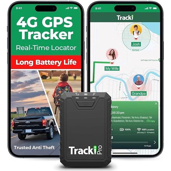 Tracki Pro Waterproof 4G LTE Vehicle GPS Tracker