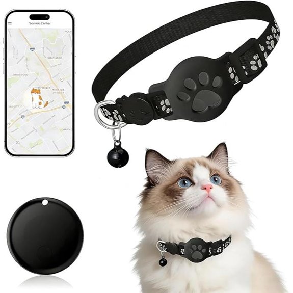 Pet GPS Collar for Cats Waterproof No Monthly Fee