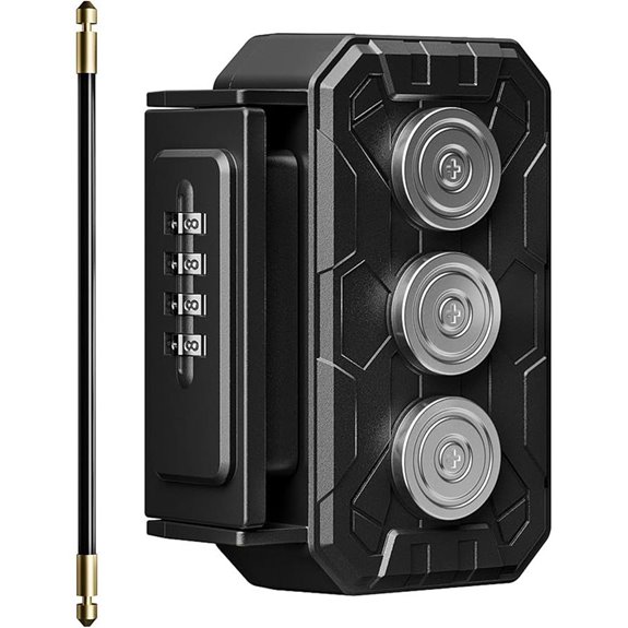 Magnetic Waterproof Key Lock Box with Combination Code