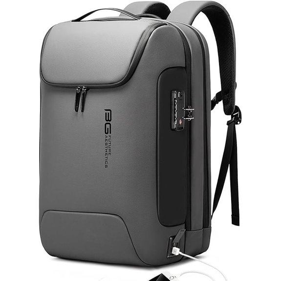 BANGE Anti-Theft Waterproof Laptop Backpack with TSA Lock
