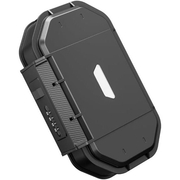 Portable Waterproof Lock Box with Steel Cable