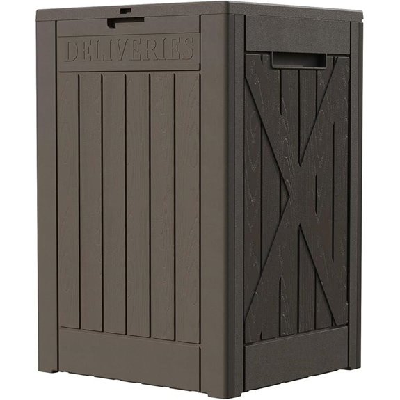 Patiowell 48-Gallon Waterproof Resin Delivery Box