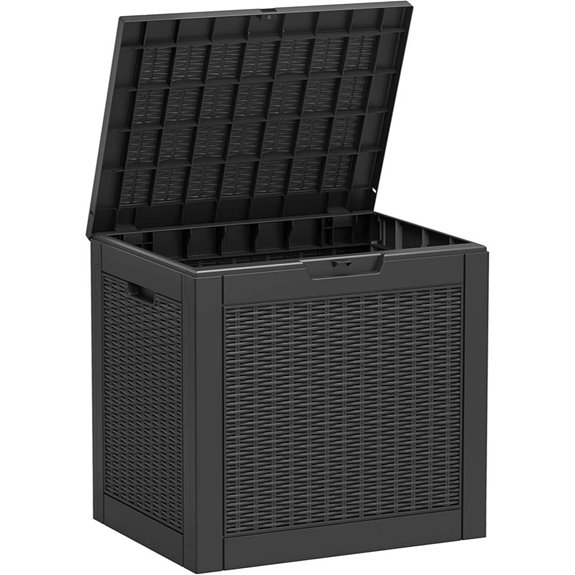 Outdoor Waterproof Resin Storage Box (35 Gallon)