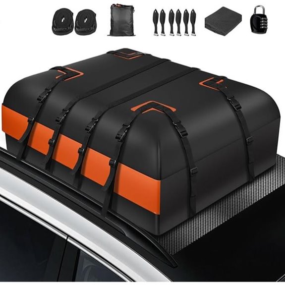 Waterproof Car Roof Bag with Straps and Hooks