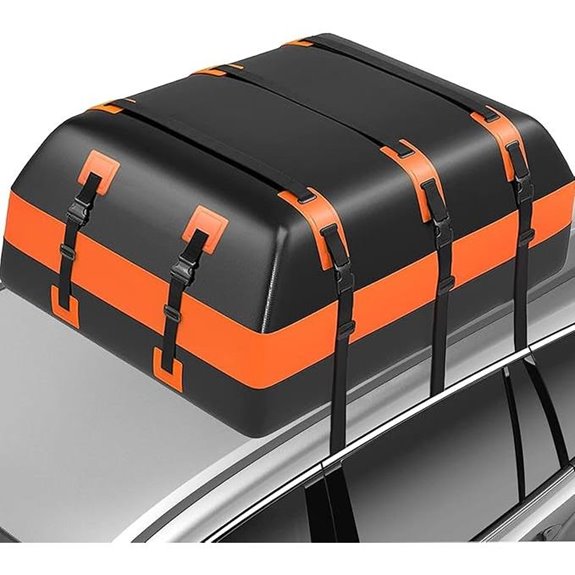 21 Cu Ft Waterproof Car Roof Cargo Bag with Accessories