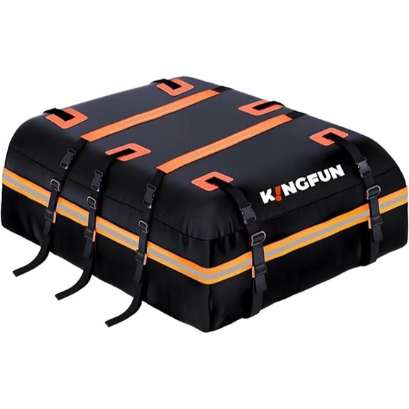 Kingfun Waterproof Car Roof Cargo Bag (15 Cu Ft)