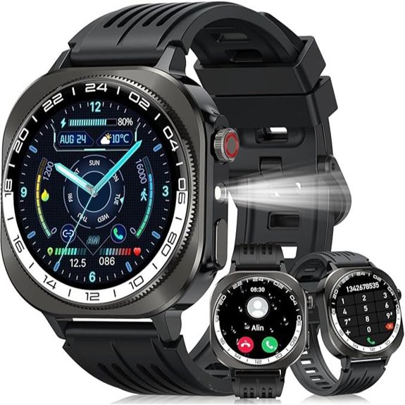 Smartwatch with Calls Heart Rate Sports Waterproof 60 Days