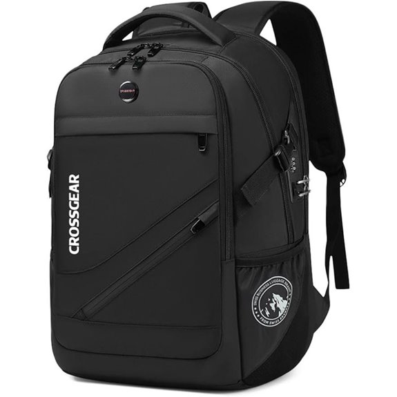 CROSSGEAR Waterproof Travel Backpack with USB Port