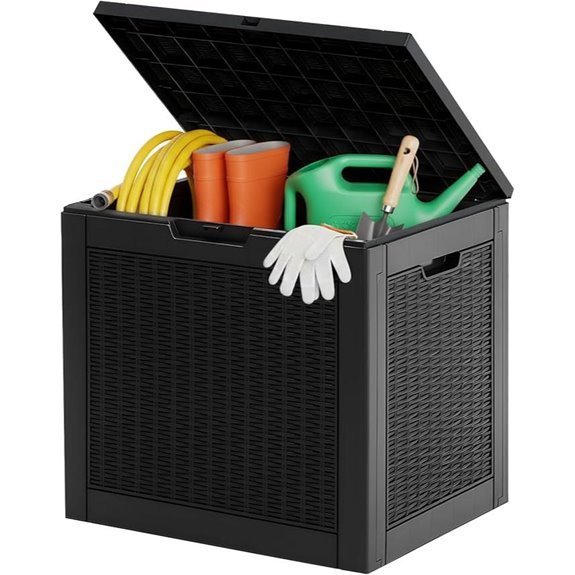 NEWBULIG 31-Gallon Weatherproof Deck Storage Box