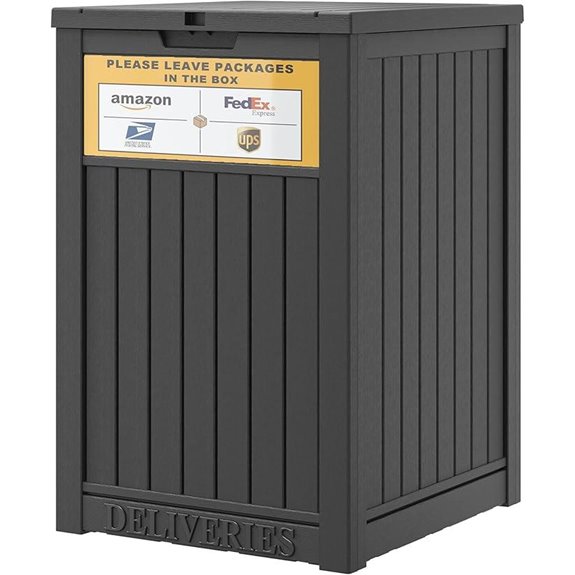 Outdoor Lockable 48 Gallon Waterproof Package Delivery Box