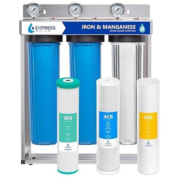 Express Water Whole House Filter System with Iron & Manganese