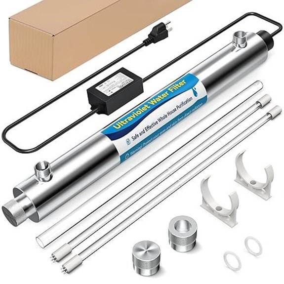 Whole House UV Water Filter System with Extra Bulb