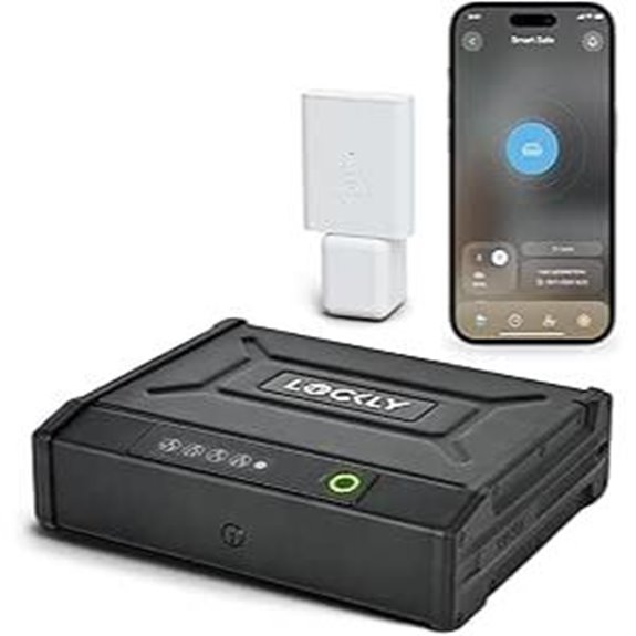 Lockly Wi-Fi Smart Safe with App & Biometric Security