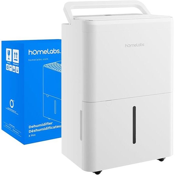 hOmeLabs Dehumidifier with Wi-Fi and Auto Shut-off