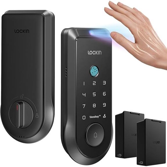 Lockin Veno Smart Deadbolt with Wi-Fi & Fingerprint