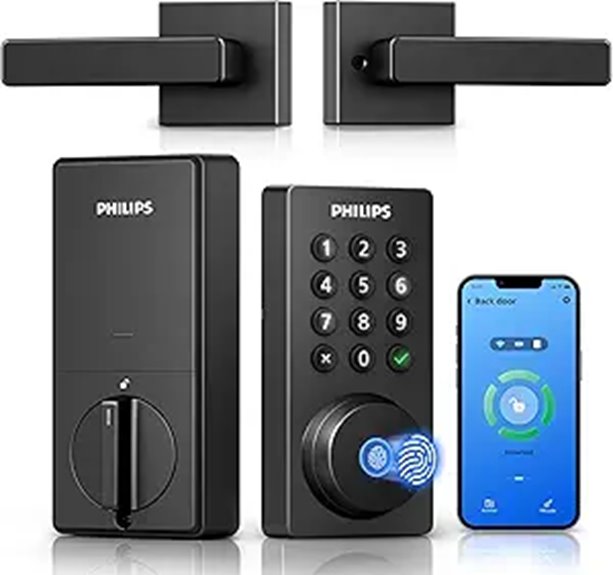 Philips WiFi Keypad Lock with Handle and App