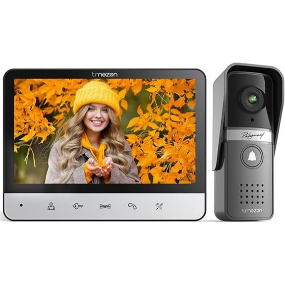 TMEZON Wired Video Intercom System with Camera