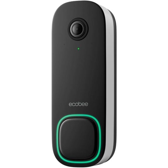 ecobee Wired Video Doorbell with HD & Night Vision
