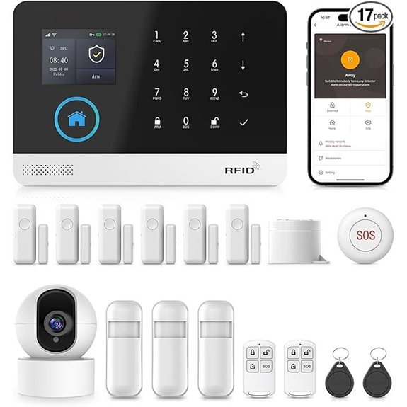 PGST 17-Piece Wireless Home Security System