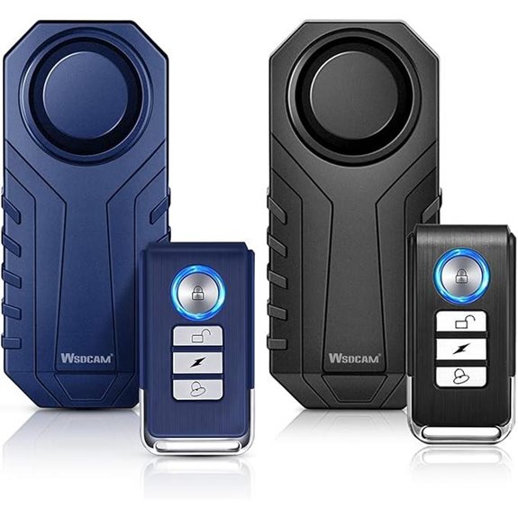 WSDCAM 2-Pack Wireless Bike Alarm with Remote