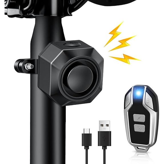 ONVIAN Wireless Bike Alarm with Motion Sensor